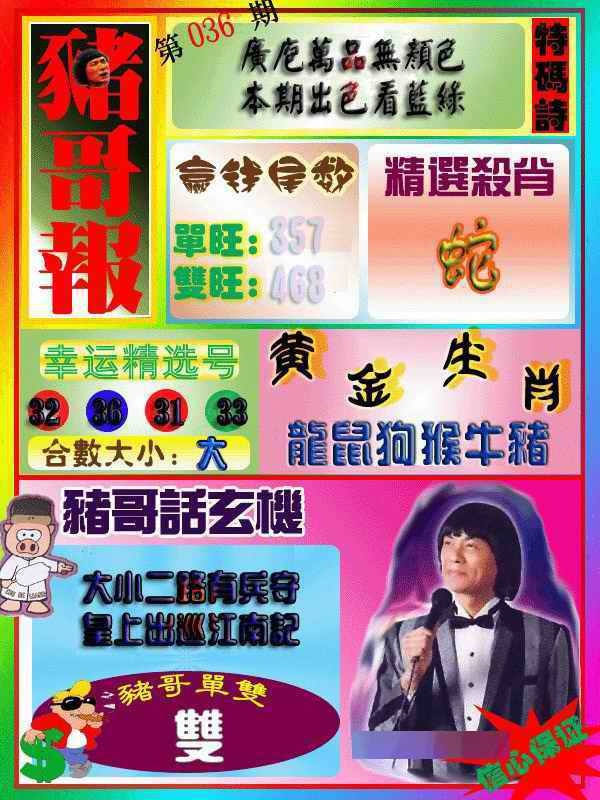 036期猪哥报[图]